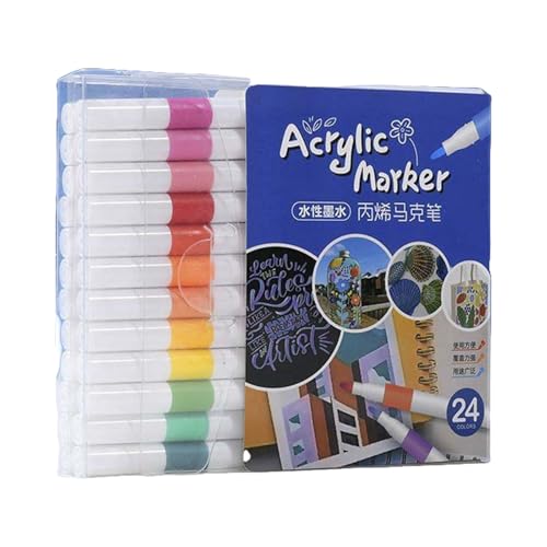 12/24/48 Farbmarker, Zeichenstift, Acrylmarker, Acrylfarbe, Stiftmarker, Bastelbedarf 12/24/48 Farbmarker, Zeichenstift, Acrylmarker, Acrylfarbe, Stiftmarker, Bastelbedarf von Morain