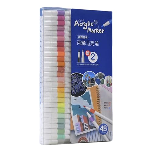 12/24/48 Farbmarker, Zeichenstift, Acrylmarker, Acrylfarbe, Stiftmarker, Bastelbedarf 12/24/48 Farbmarker, Zeichenstift, Acrylmarker, Acrylfarbe, Stiftmarker, Bastelbedarf von Morain