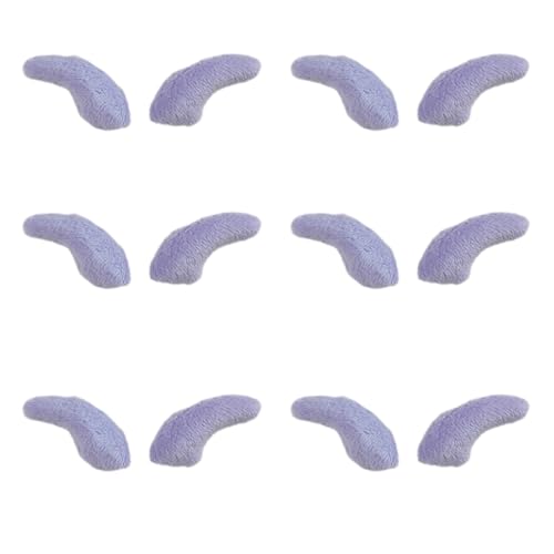 12 Stück Cartoon-Geweih-Form, gepolstert, niedliche Haarapplikation für Puppe, Spielzeug, Hut, Nähzubehör, Flicken, Haarspangen, Dekoration, Nähflicken für Kleidung, Reparatur, dekorative Jeans von Morain