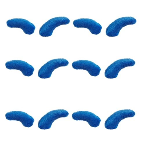 12 Stück Cartoon-Geweih-Form, gepolstert, niedliche Haarapplikation für Puppe, Spielzeug, Hut, Nähzubehör, Flicken, Haarspangen, Dekoration, Nähflicken für Kleidung, Reparatur, dekorative Jeans von Morain
