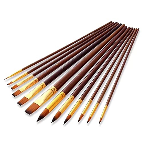 12 Stücke Künstler Pinselmalereien Pinsel Aquarell Acrylpinsel Pinsel Professionelle Malerei Kits Für Anfänger 12 Stücke Künstler Pinselmalereien Pinsel Aquarell Acrylpinsel Pinsel Professionelle Malerei Kits Für Anfänger von Morain