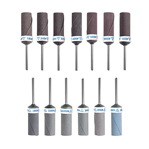 13 x Schleifpapier-Schleifband mit Körnung 180–7000, Polierköpfe, Schleifpapier, Schleifstab für Schmuckschleifer, Rotationswerkzeuge, Schleifpapierfässer für Nagelbohrer 13 x Schleifpapier-Schleifband mit Körnung 180–7000, Polierköpfe, Schleifpapier, Schleifstab für Schmuckschleifer, Rotationswerkzeuge, Schleifpapierfässer für Nagelbohrer von Morain