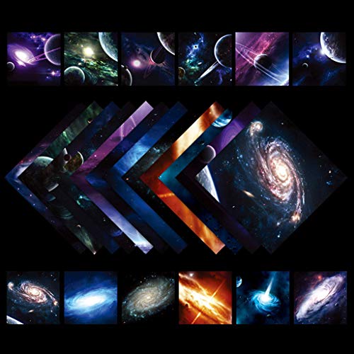 15 X 15 Für CM (5 9 × 5 9 Zoll) 250 Blätter Doppelseitig Quadratisches Papier Von Sternendien Für Kunst Und Handwerksprojekt Car Innenraum Starry Atmosphärische Lichtkabelless von Morain