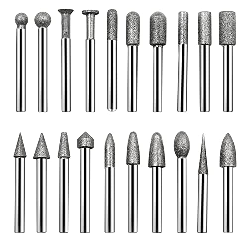 20 Stück/Set Schleifkopf-Befestigungspunkte, Bits, 6 mm Schaft, Jadestein, Schnitzen, Polieren für Drehwerkzeug, Zubehör, Schnitzwerkzeuge, Holzbearbeitung 20 Stück/Set Schleifkopf-Befestigungspunkte, Bits, 6 mm Schaft, Jadestein, Schnitzen, Polieren für Drehwerkzeug, Zubehör, Schnitzwerkzeuge, Holzbearbeitung von Morain