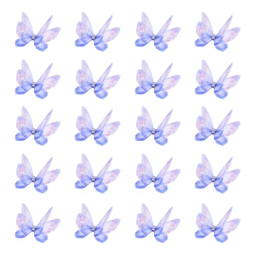 20 Stück Organza-Aufnäher mit Strasssteinen, Schmetterlingsapplikationen, bestickte Applikationen zum Nähen, Basteln, Haar-Accessoires, Basteln, Schmetterling für Scrapbooking 20 Stück Organza-Aufnäher mit Strasssteinen, Schmetterlingsapplikationen, bestickte Applikationen zum Nähen, Basteln, Haar-Accessoires, Basteln, Schmetterling für Scrapbooking von Morain