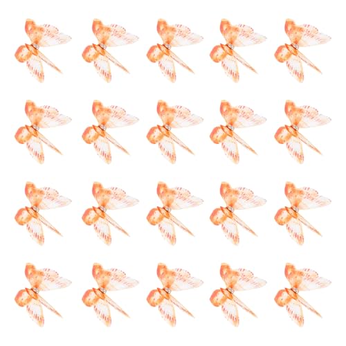 20 Stück Organza-Aufnäher mit Strasssteinen, Schmetterlingsapplikationen, bestickte Applikationen zum Nähen, Basteln, Haar-Accessoires, Basteln, Schmetterling für Scrapbooking von Morain