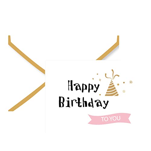 20 x Dankeskarten, Bronzing For Wish Blessing, Karte mit Umschlag, Valentinstag, Vatertag, Grußkarte für Einzelhandelsgeschäft, Besitzer, Verkäufer, Dankeskarten, Babyparty, mit Umschlägen von Morain