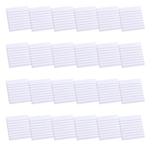 24 Stück linierte Haftnotizen, bunte Schreibblöcke, einfache Notizblöcke, leicht zu schreiben, liniert, Papier, multifunktional, liniert, einfaches Schreiben für die Schule 24 Stück linierte Haftnotizen, bunte Schreibblöcke, einfache Notizblöcke, leicht zu schreiben, liniert, Papier, multifunktional, liniert, einfaches Schreiben für die Schule von Morain