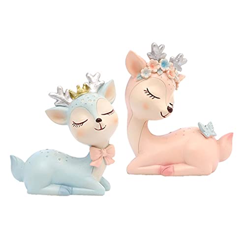 2pcs Hirsche Figuren Kuchen Harz Fawn Desktop Dekoration Süße Miniaturstatue Party Ornamente Hirschkuchen 2pcs Hirsche Figuren Kuchen Harz Fawn Desktop Dekoration Süße Miniaturstatue Party Ornamente Hirschkuchen von Morain
