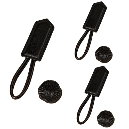 3 x Vintage-Knöpfe aus PU-Leder mit Hornknöpfen, Knebelverschluss, dekorative Knöpfe für Modebegeisterte, handgefertigt, Nähen 3 x Vintage-Knöpfe aus PU-Leder mit Hornknöpfen, Knebelverschluss, dekorative Knöpfe für Modebegeisterte, handgefertigt, Nähen von Morain