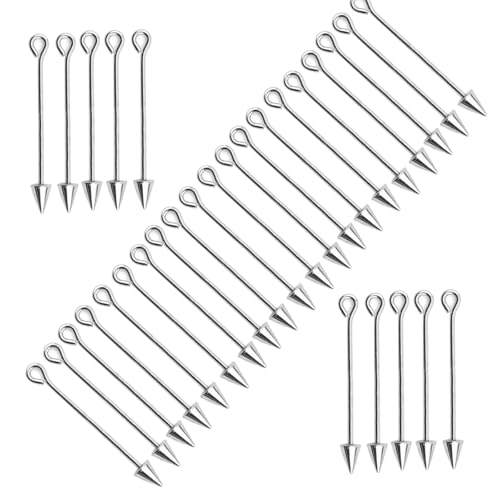 30 Seiten Tragbare Metallstangenanhänger Schmuck Die Metallstäbchen Für Halskette Und Ohrring Sets Machen von Morain