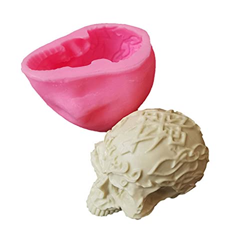 3D Halloween Schädel Kleine Schädelform Silikonform Für Dekoration Making Seifen Kerze Schmelze Harzpolymer Ton 3D Halloween Schädel Kleine Schädelform Silikonform Für Dekoration Making Seifen Kerze Schmelze Harzpolymer Ton von Morain