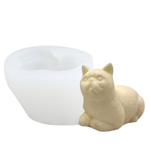 3D Tierkatzen Silikonform Aromatherapie Kerze Kristallpoxy Gipsform 3D Tierkatzen Silikonform Aromatherapie Kerze Kristallpoxy Gipsform von Morain