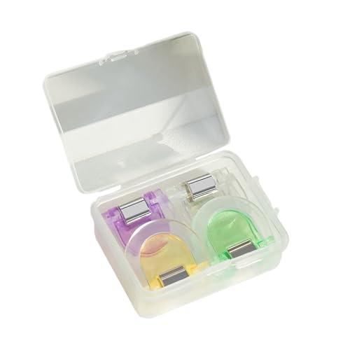 4/12 Stück Hufeisen-Büroklammern, Büroklammern für Lebensmittelbeutel, Foto-Zeichenbrett, bunte Clips für Zuhause, Küche, Büro, starker Halt, Aktenklammern 4/12 Stück Hufeisen-Büroklammern, Büroklammern für Lebensmittelbeutel, Foto-Zeichenbrett, bunte Clips für Zuhause, Küche, Büro, starker Halt, Aktenklammern von Morain