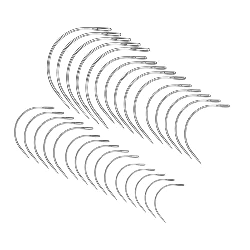 42/50/100/120pcs Gebogene Nadel C Typ Ledernadel Gebogene Nähnadel Für Handnähte Teppichleder Leinwand Reparatur 42/50/100/120pcs Gebogene Nadel C Typ Ledernadel Gebogene Nähnadel Für Handnähte Teppichleder Leinwand Reparatur von Morain
