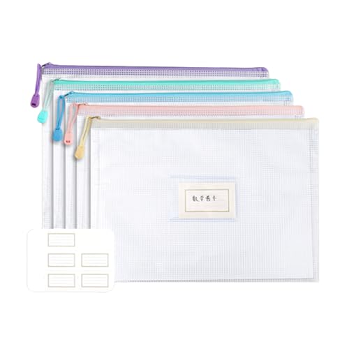 5/10/20 Stück transparente Dokumententaschen in Briefgröße, Dokumenten-Organizer, Tasche, Reißverschlusstasche, Dokumentenmappe, Organizer von Morain