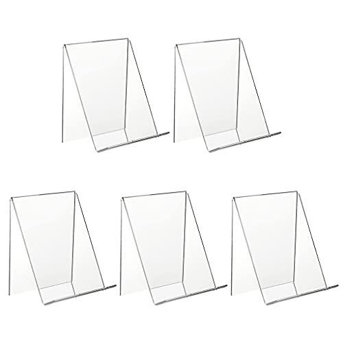 5 Stück Klare Acrylhalter Dekorative Klare Acryl Displays Steht Klare Buchenden Für Geschäfte In Denen Buch Notebook Angezeigt Wird 5 Stück Klare Acrylhalter Dekorative Klare Acryl Displays Steht Klare Buchenden Für Geschäfte In Denen Buch Notebook Angezeigt Wird von Morain
