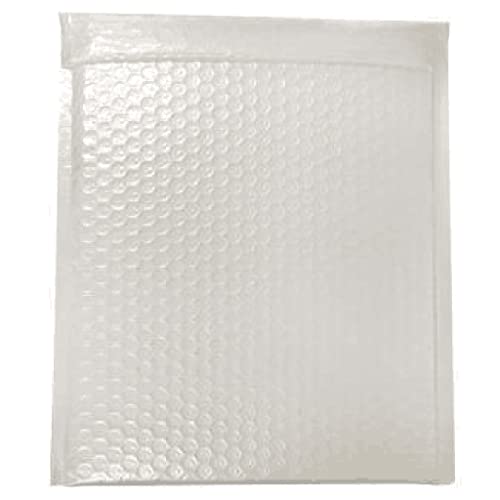 50 Stück weiße gepolsterte Umschläge, wasserdicht, Poly-Luftpolster-Versandtaschen für Verpackung/Versand, Umschläge für Karten, Geldbörse, kleine Unternehmen, Damen, Versand, Damen, Silber 50 Stück weiße gepolsterte Umschläge, wasserdicht, Poly-Luftpolster-Versandtaschen für Verpackung/Versand, Umschläge für Karten, Geldbörse, kleine Unternehmen, Damen, Versand, Damen, Silber von Morain