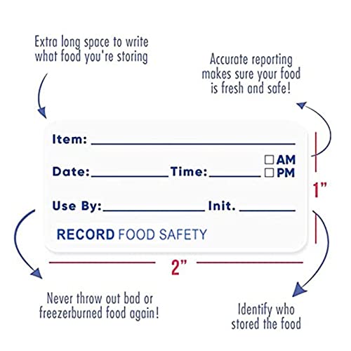 500 Inspieces Adhäsive Lebensmitteletiketten Food Label Aufkleber Abnehmbares Lebensmitteletiketten Für Küchencafé Lösbare Lebensmitteletiketten 500 Inspieces Adhäsive Lebensmitteletiketten Food Label Aufkleber Abnehmbares Lebensmitteletiketten Für Küchencafé Lösbare Lebensmitteletiketten von Morain