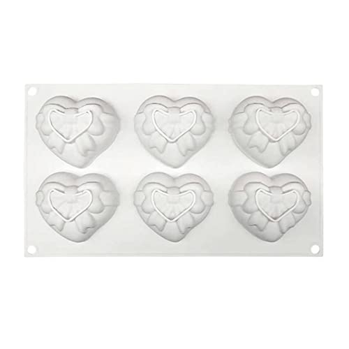 6 Hohlräume Silikon Herzform Fondant Formen Gips Kerze Herstellung Von Formen Mousse Form Handgefertigte Süßigkeiten Machen Gadgets 6 Hohlräume Silikon Herzform Fondant Formen Gips Kerze Herstellung Von Formen Mousse Form Handgefertigte Süßigkeiten Machen Gadgets von Morain