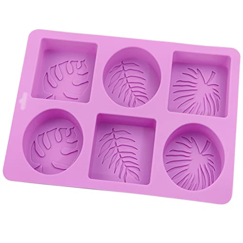 6 Hohlräume Silikonseife Schimmel Seifen Kerzenhandwerk Herstellen Lieferungen Schokoladeneisblöcke Machen Schimmel (quadratisch Und Oval) von Morain