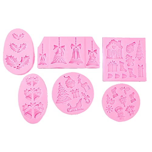 6 PCs/Set Weihnachtsanhänger Epoxidharzform Weihnachtsmas 6 PCs/Set Weihnachtsanhänger Epoxidharzform Weihnachtsmas von Morain