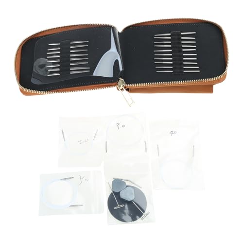 9pairs Austauschbare Kreisförmige Stricknadel Mit Reißverschlusshülle 2 0 Bis 4 0 Mm Edelstahlkreisstrick Nadel Und Webennadel 9pairs Austauschbare Kreisförmige Stricknadel Mit Reißverschlusshülle 2 0 Bis 4 0 Mm Edelstahlkreisstrick Nadel Und Webennadel von Morain