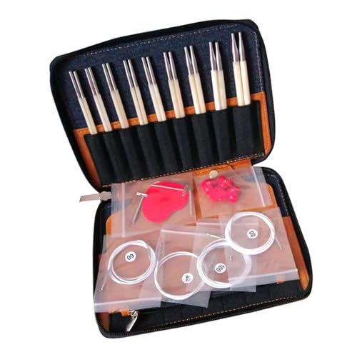 9pairs Austauschbare Kreisförmige Stricknadel Set 3 0 Mm-6 0 Mm Für Strick Pullover Sock Aluminium Strick Nadel Set Handschuhe 9pairs Austauschbare Kreisförmige Stricknadel Set 3 0 Mm-6 0 Mm Für Strick Pullover Sock Aluminium Strick Nadel Set Handschuhe von Morain