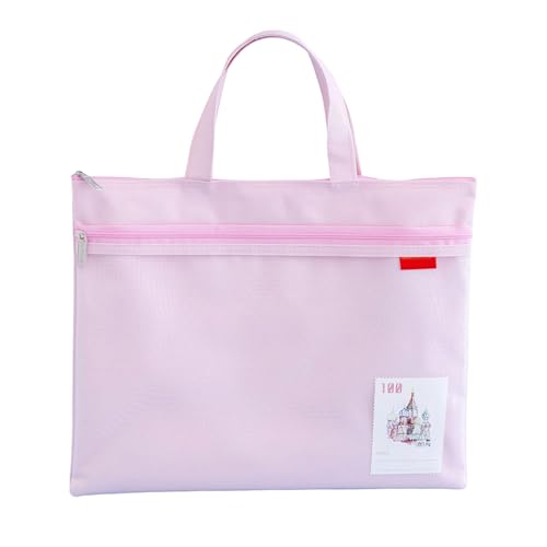 A 4 Dokumentenmappe, Doppelreißverschluss, Dokumenten-Organizer, Handtasche, Aufbewahrungstasche für Studenten von Morain