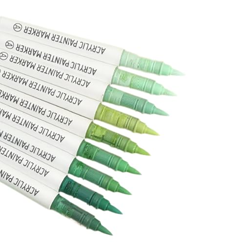 Acrylfarben-Marker, Acrylfarbe, Stift, Zeichenstifte, Marker, Set, Büro, Schulbedarf, 9 Stück Acrylfarben-Marker, Acrylfarbe, Stift, Zeichenstifte, Marker, Set, Büro, Schulbedarf, 9 Stück von Morain