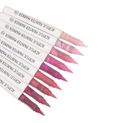 Acrylfarben-Marker, Acrylfarbe, Stift, Zeichenstifte, Marker, Set, Büro, Schulbedarf, 9 Stück Acrylfarben-Marker, Acrylfarbe, Stift, Zeichenstifte, Marker, Set, Büro, Schulbedarf, 9 Stück von Morain