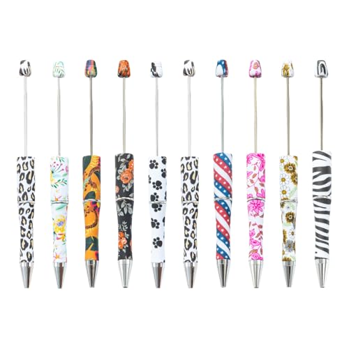 Beadable Kugelschreiber, 10 Stück, Perlenstift, Kinder, Studenten, Büro, Schule, Zubehör, Tinten, Perlen, Geschenkperlen-Set Beadable Kugelschreiber, 10 Stück, Perlenstift, Kinder, Studenten, Büro, Schule, Zubehör, Tinten, Perlen, Geschenkperlen-Set von Morain