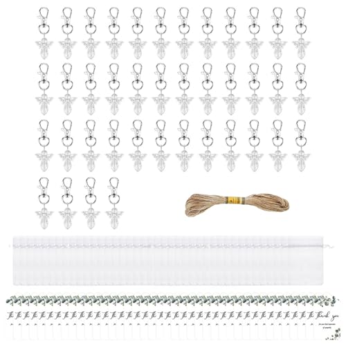 Beerdigungsgäste, Wertschätzungsgeschenke, Engels-Schlüsselanhänger, Gedenkdienst, Partyzubehör mit anpassbaren Etiketten, Beerdigung, Andenken, Schlüsselanhänger, 40 Stück Beerdigungsgäste, Wertschätzungsgeschenke, Engels-Schlüsselanhänger, Gedenkdienst, Partyzubehör mit anpassbaren Etiketten, Beerdigung, Andenken, Schlüsselanhänger, 40 Stück von Morain