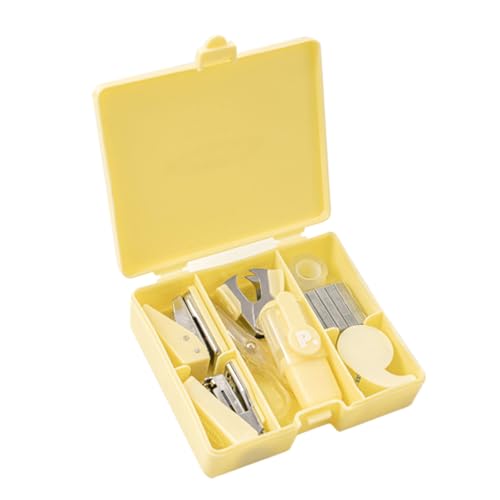Bürobedarf, Schreibtisch-Organisationsset mit Locher, Heftklammer, Schere, Heftklammerentferner, Markerband und Spender, Sammelalbum, Fotoalbum, Erweiterungswerkzeug Bürobedarf, Schreibtisch-Organisationsset mit Locher, Heftklammer, Schere, Heftklammerentferner, Markerband und Spender, Sammelalbum, Fotoalbum, Erweiterungswerkzeug von Morain