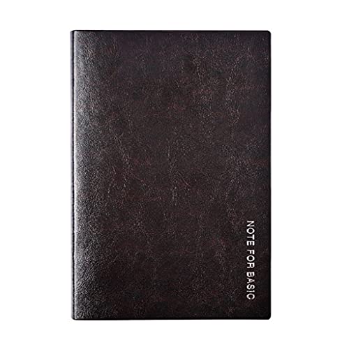 Business-Notizbuch, Ordner, Büro, Meeting-Minuten, Notizblock, schwarz, rot, braun, 96 Blatt, liniert, Tagebuch, Notizbücher, Business-Notizbücher für Arbeit, Damen, College, liniert, Hardcover für Business-Notizbuch, Ordner, Büro, Meeting-Minuten, Notizblock, schwarz, rot, braun, 96 Blatt, liniert, Tagebuch, Notizbücher, Business-Notizbücher für Arbeit, Damen, College, liniert, Hardcover für von Morain
