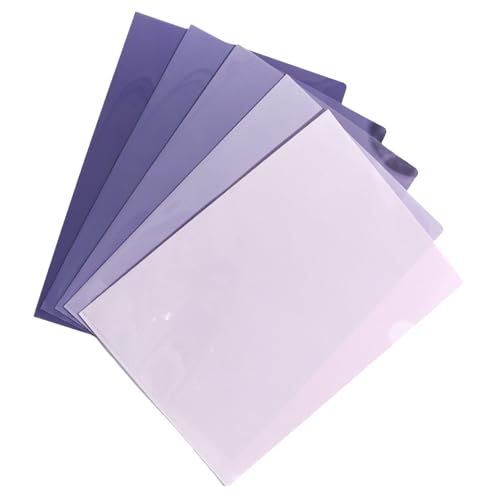 Dokumenten-Organizer in Briefgröße, transparent, für oben und an der Seite, für 30 Blatt, 5 Stück Dokumenten-Organizer in Briefgröße, transparent, für oben und an der Seite, für 30 Blatt, 5 Stück von Morain