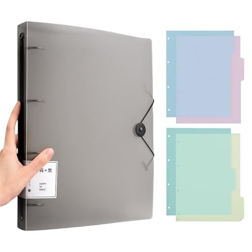 Dokumenten-Organizer mit 4 Ringen, 32 x 24 cm, für 220 Blatt von Morain