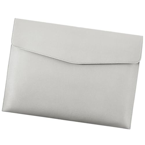 Dokumentenmappe aus PU-Leder, mit Verschluss, wasserabweisend, 100 Blatt Kapazität, für Büro, Business Ordner von Morain