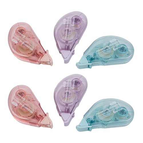 Doppelseitiges Klebeband, 6 mm x 6 m, wiederverwendbar, transparent, für Kartenherstellung, Scrapbooking, insgesamt 36 m, Acryl-Klebeband, 6 Stück Doppelseitiges Klebeband, 6 mm x 6 m, wiederverwendbar, transparent, für Kartenherstellung, Scrapbooking, insgesamt 36 m, Acryl-Klebeband, 6 Stück von Morain