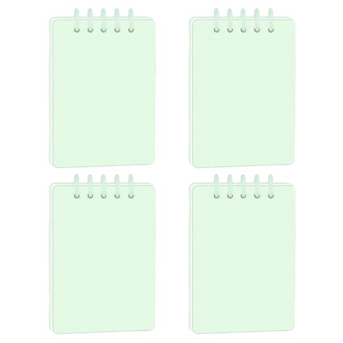 Doppelspulen-Notizbuch, 160 Seiten, breit liniert, 7,1 x 10,2 cm, kleine Notizblöcke, Schreibblock, Taschennotizbuch, zum Schreiben von Meetings, Notizen, Organizer, 4 Stück Doppelspulen-Notizbuch, 160 Seiten, breit liniert, 7,1 x 10,2 cm, kleine Notizblöcke, Schreibblock, Taschennotizbuch, zum Schreiben von Meetings, Notizen, Organizer, 4 Stück von Morain