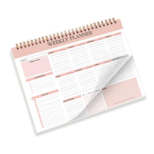 Doppelspulenbindung, Wochenplaner, Notizblöcke, akademischer Planer, Wochenplaner, Notizbuch, 104 Seiten, undatiert, für Planung, Notizblöcke Doppelspulenbindung, Wochenplaner, Notizblöcke, akademischer Planer, Wochenplaner, Notizbuch, 104 Seiten, undatiert, für Planung, Notizblöcke von Morain