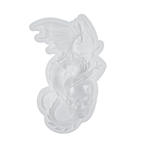 Drachenschädel Silikonform Für Harz Epoxidharz Gussformen Home Dekoration Wand Hanges Ornament Handgemachtes Handwerk von Morain