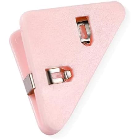 Dreieckige Buchseiten-Eckklammer, multifunktionale Büroklammer, Miniatur-Dokumentenklammer, Seitenhalter für Büro, dreieckige Buchseite, Eckclip, multifunktional, Büroklammer, dreieckiger Clip von Morain