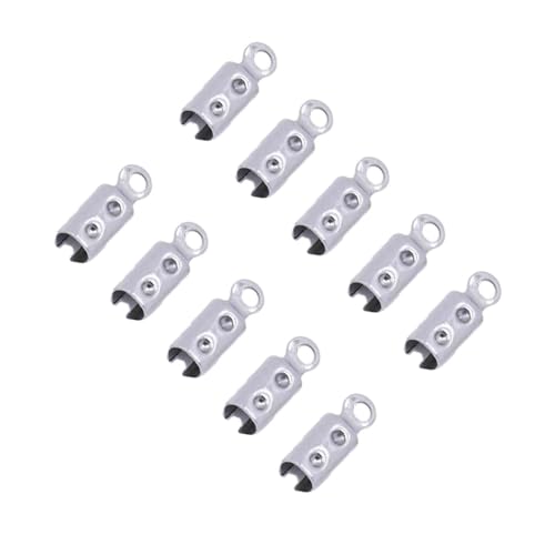 Edelstahlschnurklammern Runden Kanten Lederkabel Crimp Perlen Schmuckzubehör Für Armband Halskette Handwerk Edelstahl Seilverschluss Edelstahlschnurklammern Runden Kanten Lederkabel Crimp Perlen Schmuckzubehör Für Armband Halskette Handwerk Edelstahl Seilverschluss von Morain