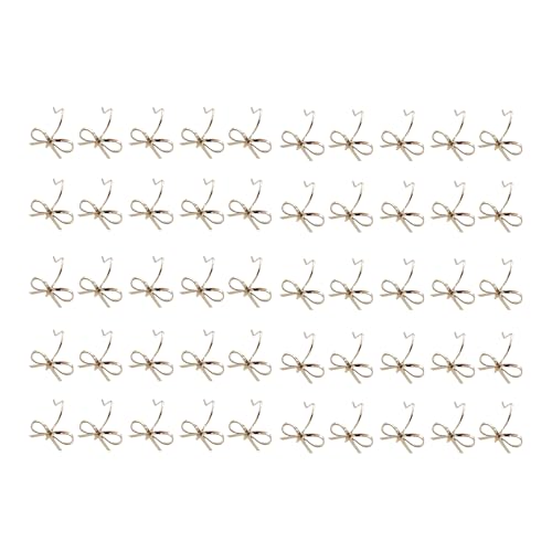 Elegante Robuste Legierungsbowknot Ohrring Teile 50pcs Stilvolle Erkenntnisse Für Handgefertigte Ohrringe Set Bastelmittel Täglich Gebrauch von Morain