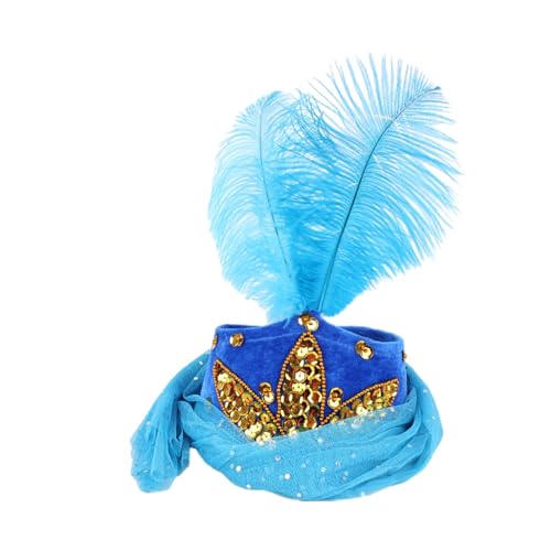 Eleganter Fascinator mit Schmucksteinen, stilvolle festliche Kopfbedeckung mit Schleier, dekorative Details, festlicher Hut für Bühnenauftritte, Hüte für Erwachsene von Morain
