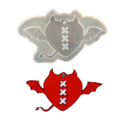 Flügel Ohrringe Anhänger Silikonformen Schmuck Schlüsselketten Halskette Charme Ornament Epoxidharz Gussform Kunsthandwerk von Morain