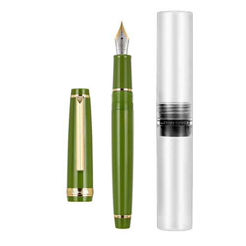 Fresh-Fountain Pens Tinten-Konverter-Füllfederhalter zum Schreiben Extrafeine Feder Klassisches Design Kalligraphie-Stift für Journaling Extra feine Feder Füller mit Konverter-Schreiben Fresh-Fountain Pens Tinten-Konverter-Füllfederhalter zum Schreiben Extrafeine Feder Klassisches Design Kalligraphie-Stift für Journaling Extra feine Feder Füller mit Konverter-Schreiben von Morain