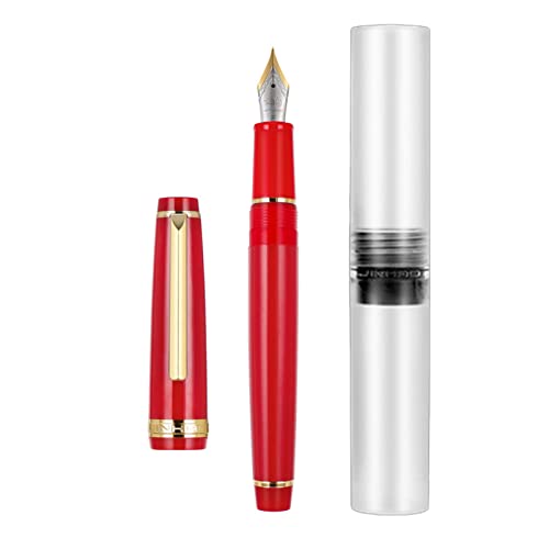 Fresh-Fountain Pens Tinten-Konverter-Füllfederhalter zum Schreiben Extrafeine Feder Klassisches Design Kalligraphie-Stift für Journaling Extra feine Feder Füller mit Konverter-Schreiben von Morain