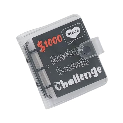 Geldscheinalbum mit 25 Fächern, 3 Ringe, PVC, Ordnungshüllen, Geldsparplaner, Taschenplaner, Budgetplaner, 114 x 100 mm, Heft Geldscheinalbum mit 25 Fächern, 3 Ringe, PVC, Ordnungshüllen, Geldsparplaner, Taschenplaner, Budgetplaner, 114 x 100 mm, Heft von Morain